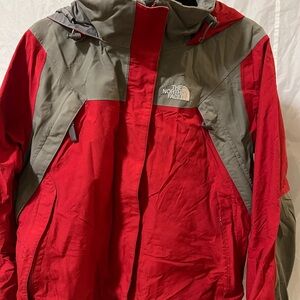 The North Face Women’s Red and Gray Utility Jacket Weather-Resistant